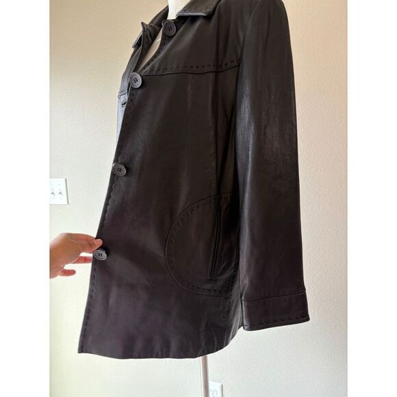 dana bachman soft butter leather jacket - Picture 4 of 11